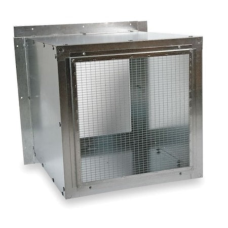 Dayton 3FKF9 - Wall Housing,30 In Bl,Galv Steel,34 1/4 In