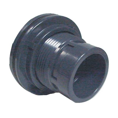 Spears 8171-040 - Bulkhead Tank Fitting, PVC, 4 in, 4 in