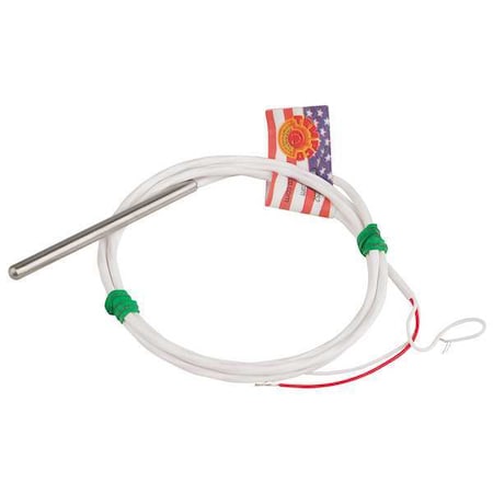 Tempco RTD00576 - RTD Probe,100 Ohm,Length 12 In,392 F