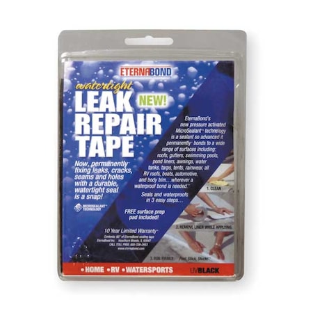 Eternabond UVB-4-5 Kit - Roof Repair Tape Kit,4 In x 5 Ft,Black