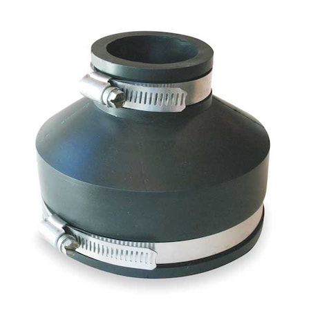 Fernco 1056-63 - Flex Straight,PVC,6in Slip-On,3in Slip-On