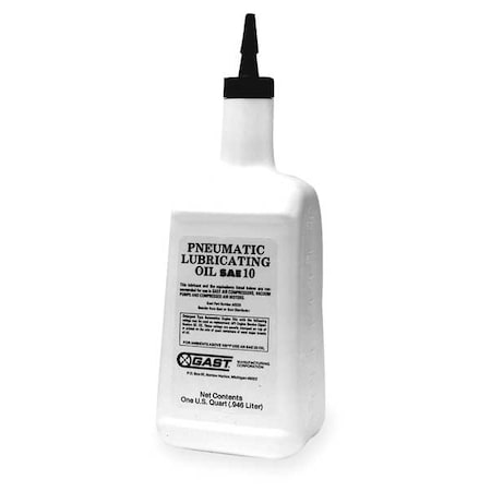Gast KAD220-WW - Lubricant, 1 qt, Drip Can, 104 Degrees F Max Op Temp, AD220 Series