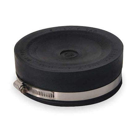 Fernco QC-105 - Round End Cap, PVC, 5 in For Pipe Size