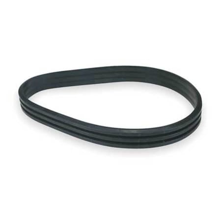 Dayton 13V473 - Banded V-Belt, 13 V, 3/B55, B, NR, 58-3/4 in, 2 in Top Width