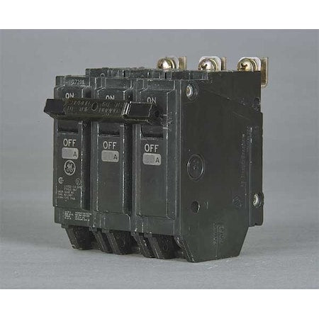 Ge THHQB32030 - Miniature Circuit Breaker, THHQB Series, 30 A, 3 Pole, 240 V AC, 22k A at 240 V AC