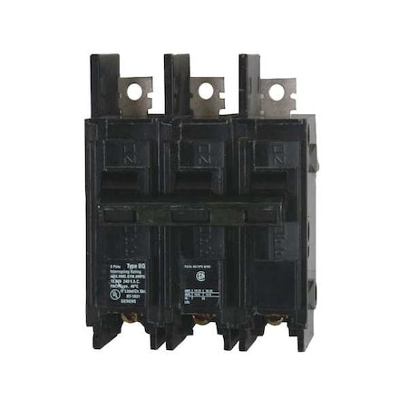 Siemens BQ3B070H - Miniature Circuit Breaker, BQH Series, 70 A, 3 Pole, 240 V AC, 22k A at 240 V AC
