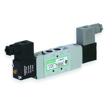 Aventics L12BB452O060T40 - Solenoid Air Control Valve,1/4 In,240 VAC