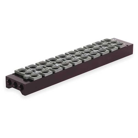 Numatics 206-1757 - Manifold Assembly, 13 in L, 2 5/16 in W