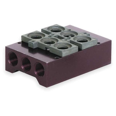 Numatics 206-1760 - Manifold Assemb, 4 3/16 in L, 2 3/4 in W