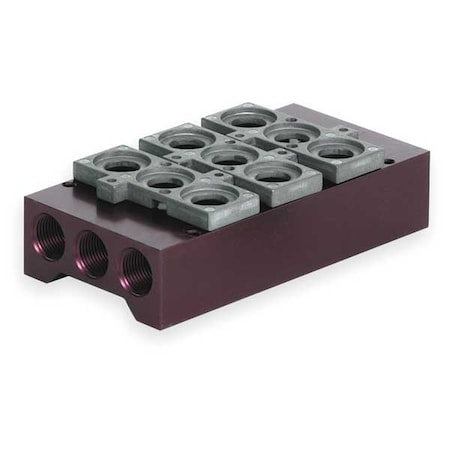 Numatics 206-1761 - Manifold Assemb, 5 7/16 in L, 2 3/4 in W