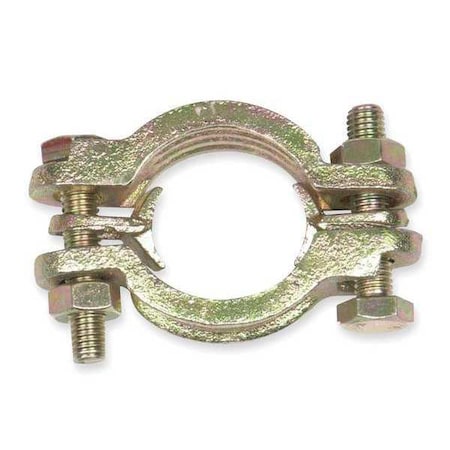 3LZ33 - Hose Clamp,1"W,Zinc-Plated Steel