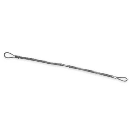 3MC05 - Safety Cable,20.25"L,Steel,1/8"Dia