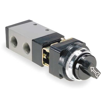 Aro M252LS-10 - Manual Air Control Valve,3-Way,1/4in NPT