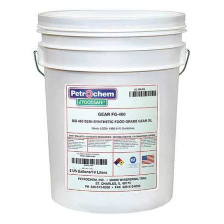 Petrochem FOODSAFE GEAR FG-460-005 - Food Grade Semi Syn Gear Oil, ISO 460