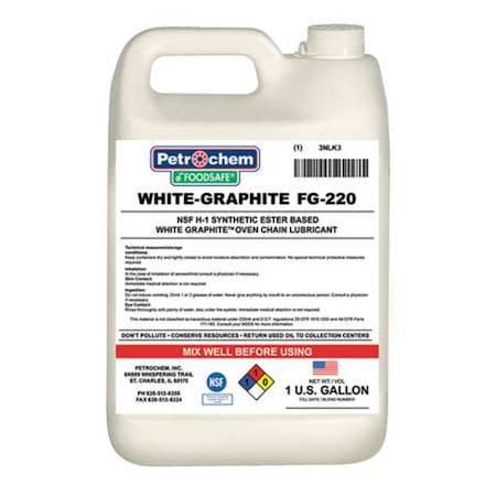 Petrochem FOODSAFE WHITE-GRAPHITE FG-220 - Food Grade White Graphite Lube, ISO 220