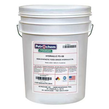 Petrochem FOODSAFE HYDRAULIC FG-68-005 - Food Grade Semi Syn Hydraulic Oil, ISO 68
