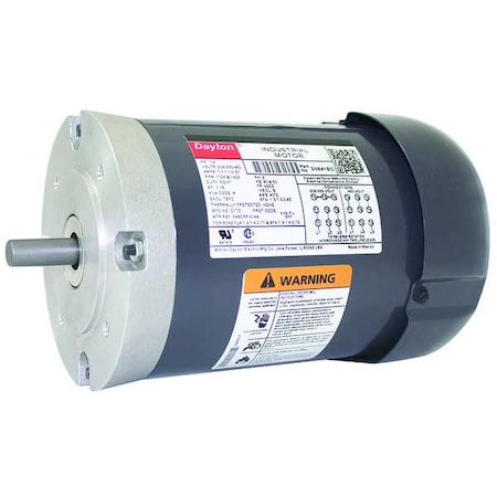 Dayton 3N841 - Three-Phase General Purpose Motor, 1/4 HP, 42 CZ Frame, 230/460 V AC Voltage, 1,725 Nameplate RPM