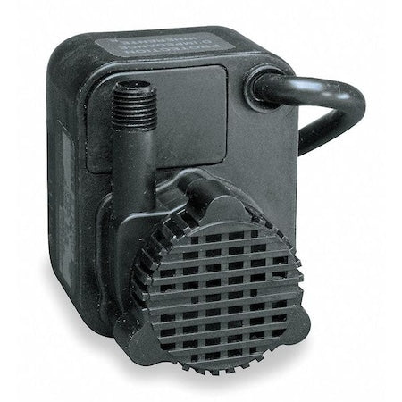 Little Giant Pump 518200 - Submersible Pump, 0.6 A, 115 V AC, 1/125 hp, 7 ft Max Head, 1/4 in Intake and Disch, Epoxy Encap