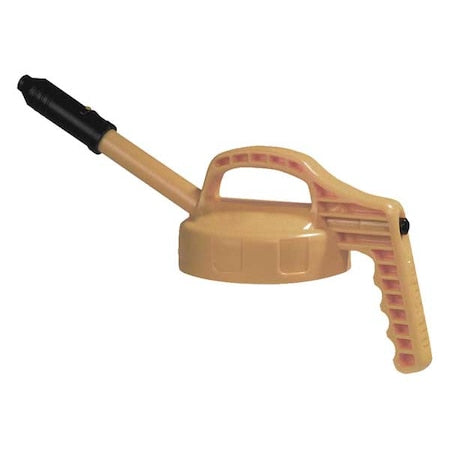 Oil Safe 100300 - Stretch Spout Lid,Tan,Plastic,9 1/4 in H
