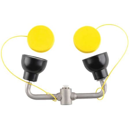 Bradley S39-682 - Eye/Face Wash Assembly, Spray Head Yoke with Dust Covers, For PVC Units