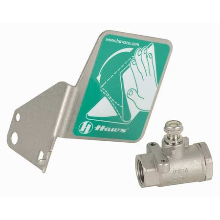 Haws SP232 - Ball Valve, Stainless Steel, Silver, For Use With, Eyewash