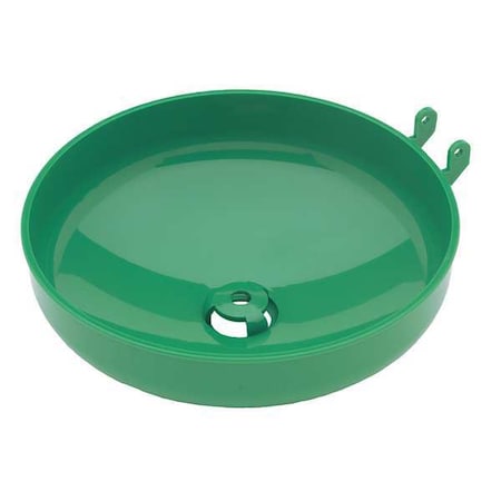 Haws SP93 - Receptor/Bowl, Plastic, Green, For Use With, Eye/Face Wash Station, Eyewash