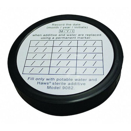Haws SP131 - Filler Cap, Plastic, Black, For Use With, Eyewash