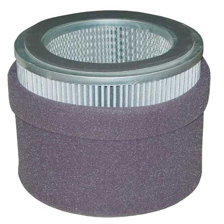 Solberg 275P - Filter Element,Polyester,9.62" Ht, 8" ID