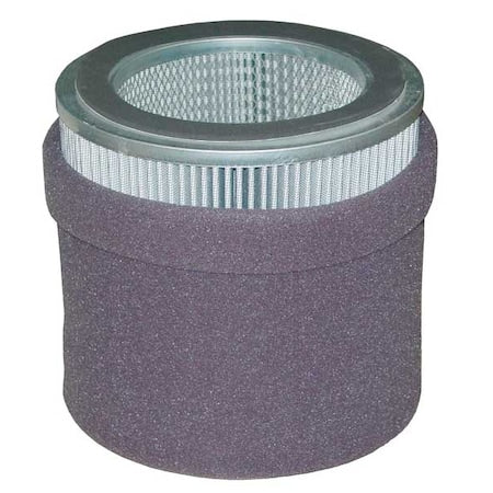 Solberg 375P - Filter Element,Polyester,14.5" Ht, 8" ID