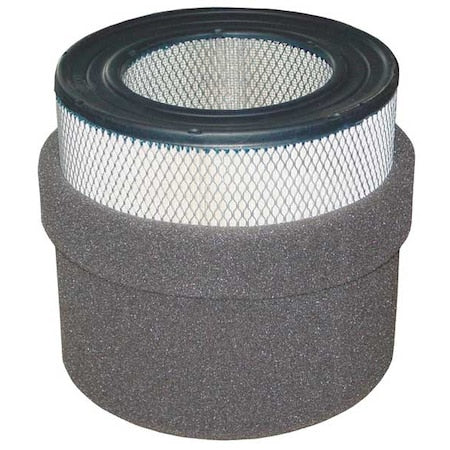 Solberg 244P - Filter Element,Paper,9.62" Ht,6" ID