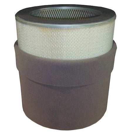 Solberg 484P - Filter Element,Paper,21.5" Ht,14" ID