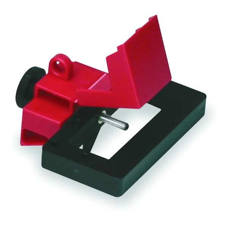 Brady 65329 - Oversized Clamp-On Circuit Breaker Lockout, 480/600 V AC, Red