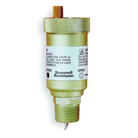 Resideo Braukmann EA79A1004 - Air Vent,Brass,250 F,150 psi,Water