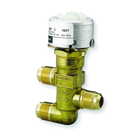 Honeywell VP526A1092/U - Hydronic Globe Valve,Three-Way,3/8 in