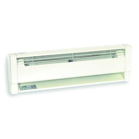 Dayton 3UG29 - 94" Hydronic Electric Baseboard Heater, White, 1500/2000 W, 208/240 V