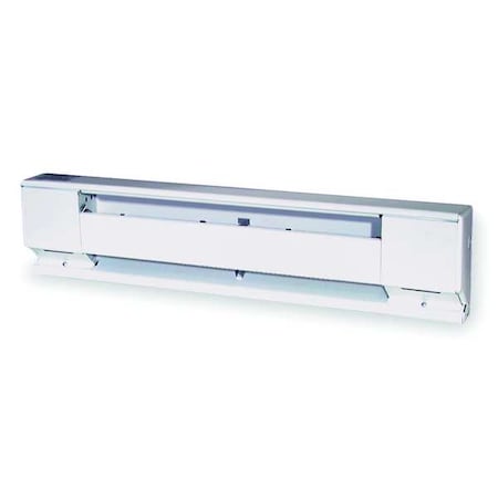 Dayton 3UG86 - 72" Electric Baseboard Heater, White, 1128/1500 W, 208/240 V