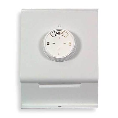 Dayton 3UG90 - Electric Baseboard Heater Thermostat, 1 Poles, Northern White, 120/208/240/277 V AC