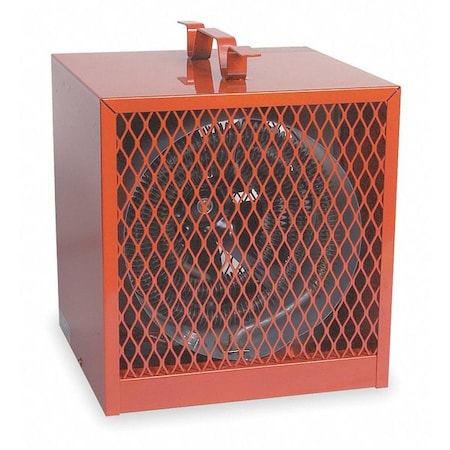 Dayton 3VU36 - Portable Electric Jobsite & Garage Heater, 5600 W/4200 W, 208/240 V AC, 1 Phase, 19,110 / 14,335 Btu H
