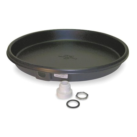 3VU59 - Water Heater Drip Pan,22 In Dia,Plastic