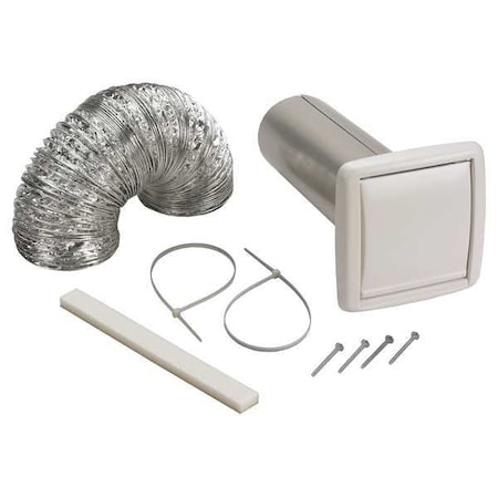 Broan-Nutone WVK2A - Wall Vent Kit,Flexible Duct,5 ft. L
