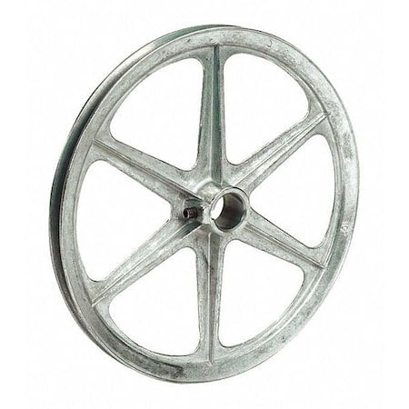 Congress CA1000X075KW - 3/4 in Fixed Bore 1 Groove Standard V-Belt Pulley 10 in OD