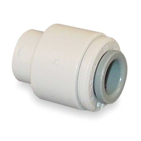 John Guest PI4612S-10PK - Push-Fit Fitting Cap, 3/8 in Tube Size, Acetal, Gray, 10 PK