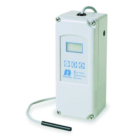 Ranco ETC-112100-000 - Temperature Control, Close on Rise, Open on Rise, -30 Degrees to 220 Degrees F, SPDT, 24 VAC