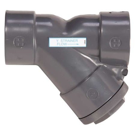 Hayward Flow Control YS10150S - Y Strainer, 1-1/2" Pipe, socket, PVC, 150 psi
