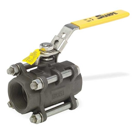 Sharpe Valves 4351002300 - 3/4" FNPT Carbon Steel Ball Valve Inline