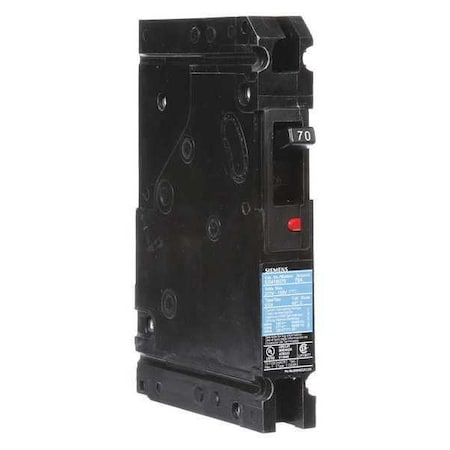 Siemens ED41B070 - Molded Case Circuit Breaker, ED4 Series, 70 A, 1 Pole, 120/277 V AC, 22k A at 277 V AC