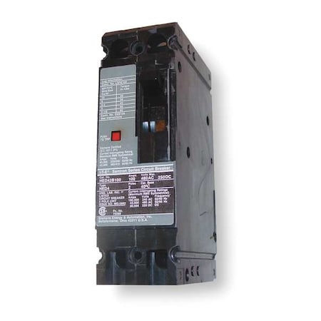 Siemens HED42B040 - Molded Case Circuit Breaker, HED4 Series, 40 A, 2 Pole, 480 V AC, 42k A at 480 V AC