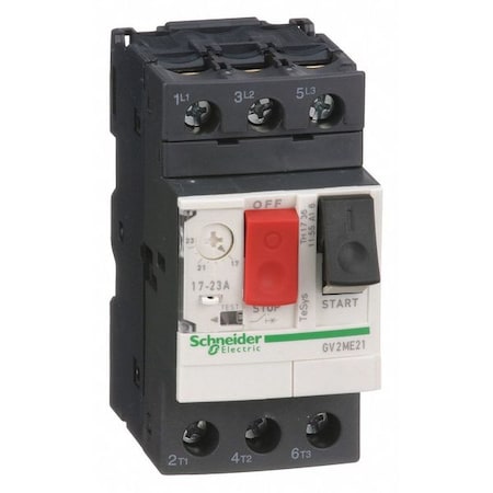 Schneider Electric GV2ME21 - Manual Motor Starter, Not Applicable, 3 P, 3 Phase, Push Button, 23 A