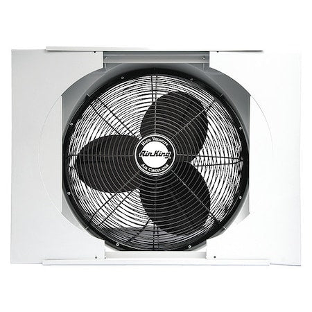 Air King 9166 - Plstc Window 11.5"L 27"W Whole House Fan