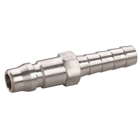 Speedaire 30E587 - Coupler Plug,Hose Barb,1/4,304 SS